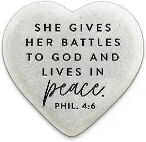 LCP 40473 SCRIPTURE BLOCK SHE FACED THE MOUNTAIN