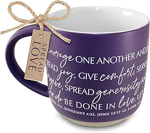 LCP 18526 CERAMIC MUG DONE IN LOVE SPREAD LOVE
