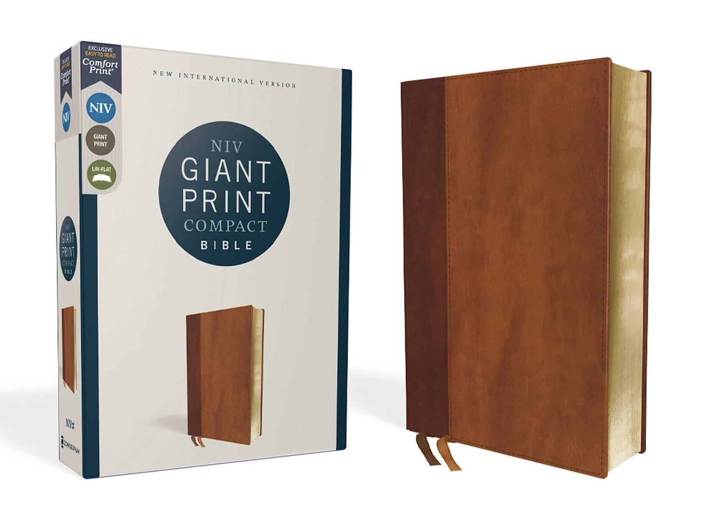 ZON NIV GIANT PRINT COMPACT BI LEASOFT BROWN