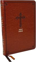 KJV  LARGE PRINT THINLINE BROWN LEATHERSOFT