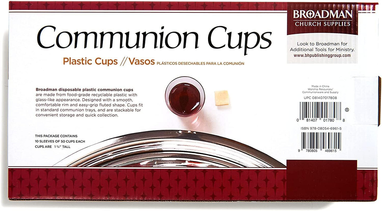 COMMUNION CUPS PLASTIC BOX OF 500