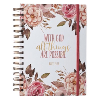 CAG JLE008 JOURNAL LG WB WITH GOD ALL THINGS