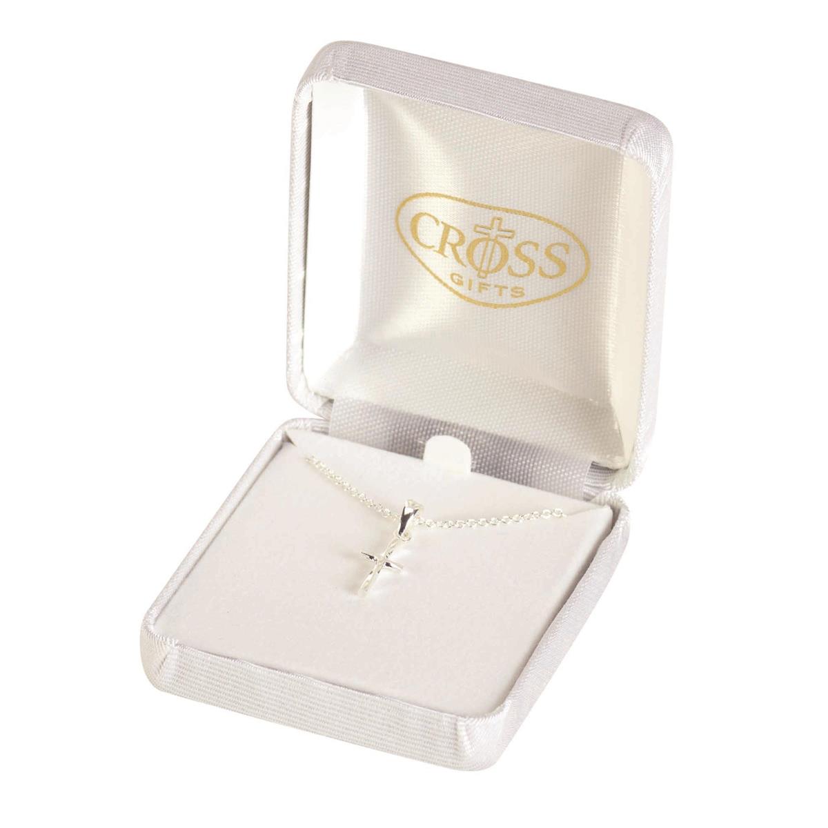 DIC 73-9051P NECKLACE THIN CUTOUT BOX CROSS