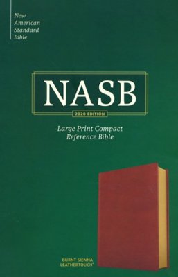 NASB LP COMPACT REF BIBLE, BURNT SIENNA  LT