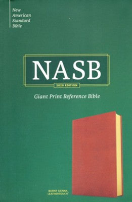 NASB GIANT PRINT REF BI BURNT SIENNA LEATHERTOUCH