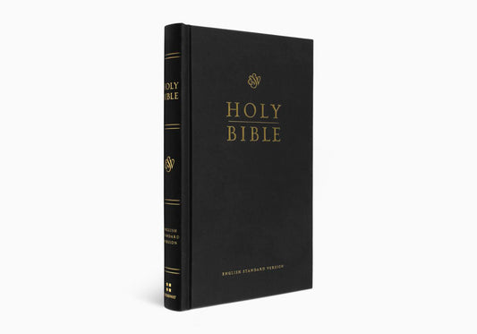 ESV CHURCH BIBLE HARDCOVER, BLACK