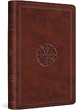 ESV VALUE COMPACT BIBLE TRUTONE,CHESTNUT MOSAIC,CROSS DESIGN