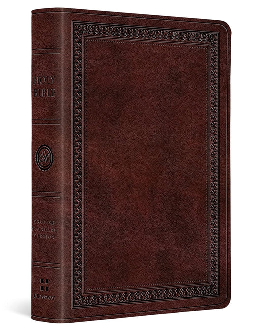 ESV LARGE PRINT COMPACT BI TT MAHOGANY