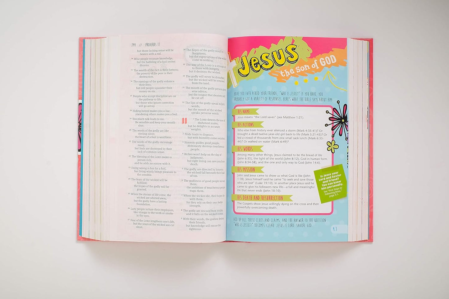 NLT LIFE APPLICATION BIBLE GIRLS HC