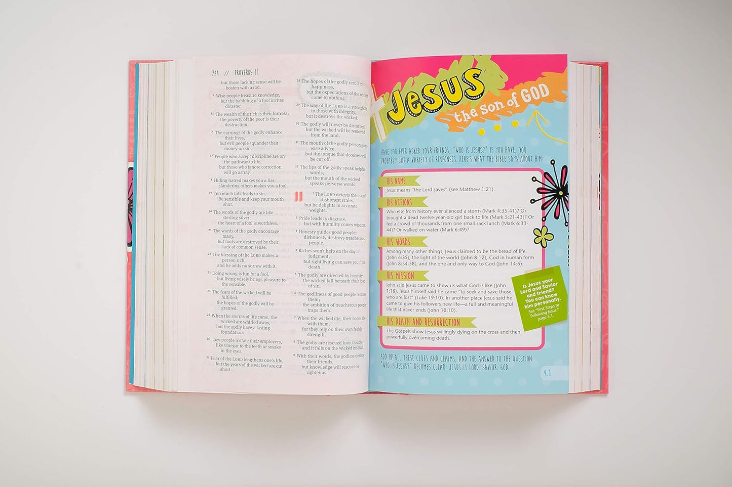 NLT LIFE APPLICATION BIBLE GIRLS HC