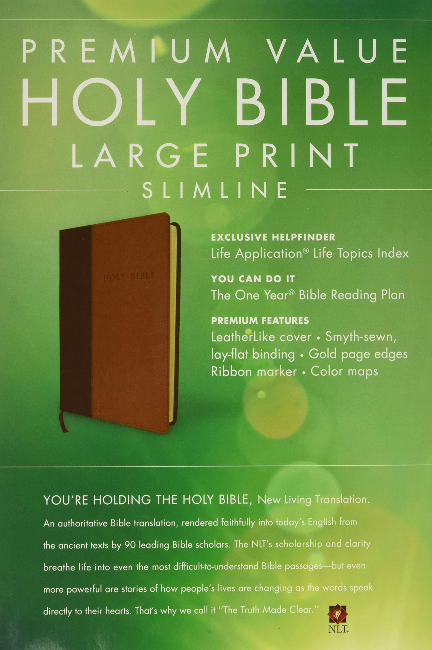 NLT PREMIUM SLIM VALUE LARGE PRT BI LL BRN TAN
