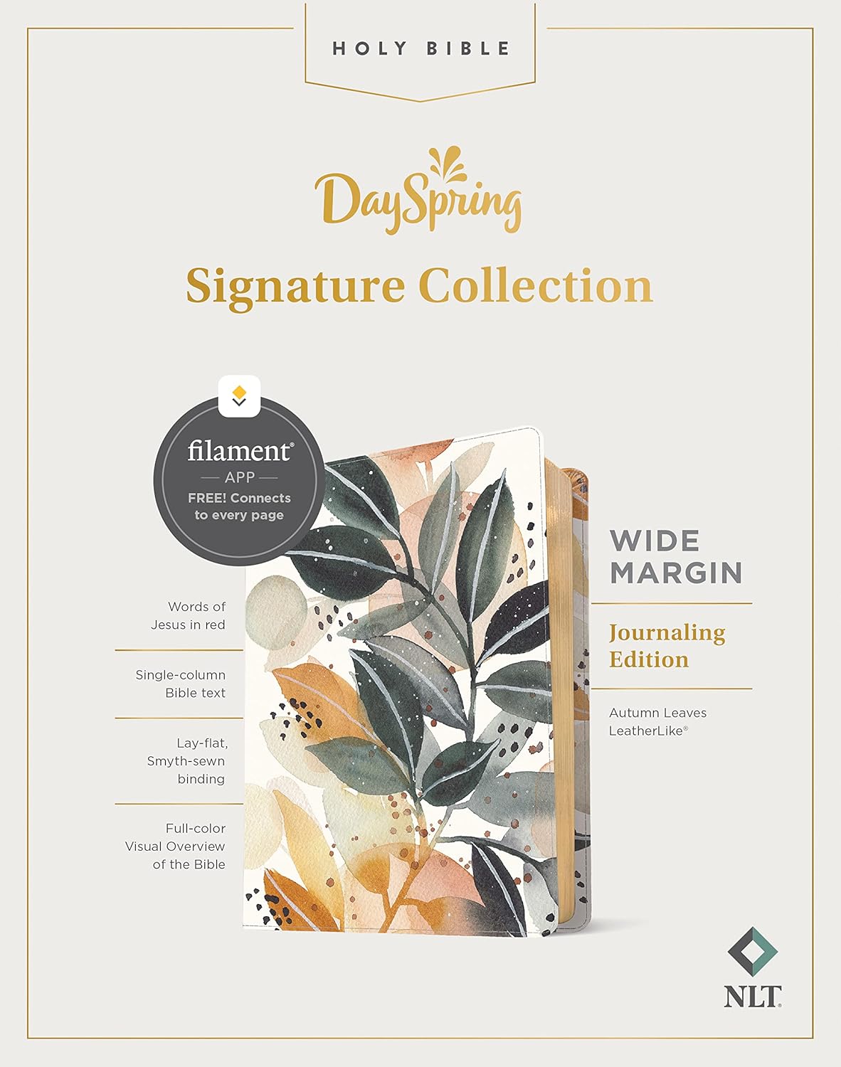 NLT BIBLE WIDE MARGIN DAYSPRING