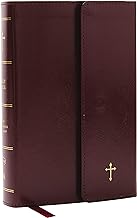 NKJV COMPACT PARAGRAPH-STYLE BIBLE BURGUNDY LEATHERFLEX W/ MAGNETIC FLAP