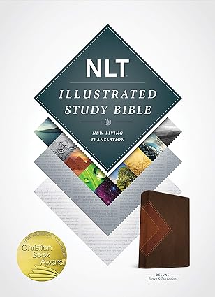 NLT TYN ILLUSTRATED STUDY BIBLE BRN/TAN
