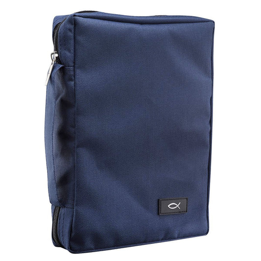 CAG BBL112 BIBLE COVER POLYSVALUE LARGE NAVY