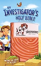 KIDS BI ZON NIV INVESTIGATORS HOLY BIBLE LS CORAL Y6-10