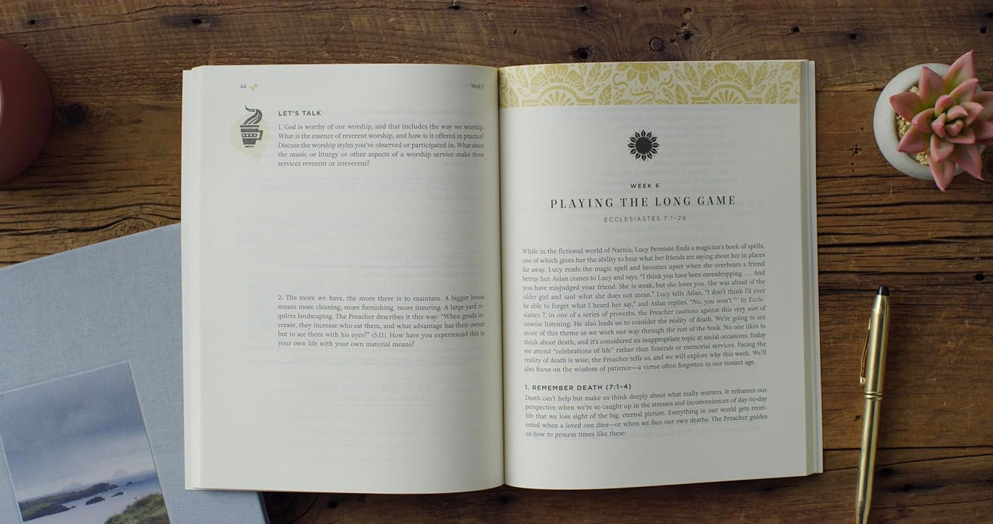 FLOURISH BIBLE STUDY ECCLESIASTES: FINDING MEANING WHEN LIFE FEELS MEANINGLESS