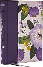 KJV, THE WOMAN'S STUDY BIBLE, PURPLE FLORAL CLOTH OVER BOARD
