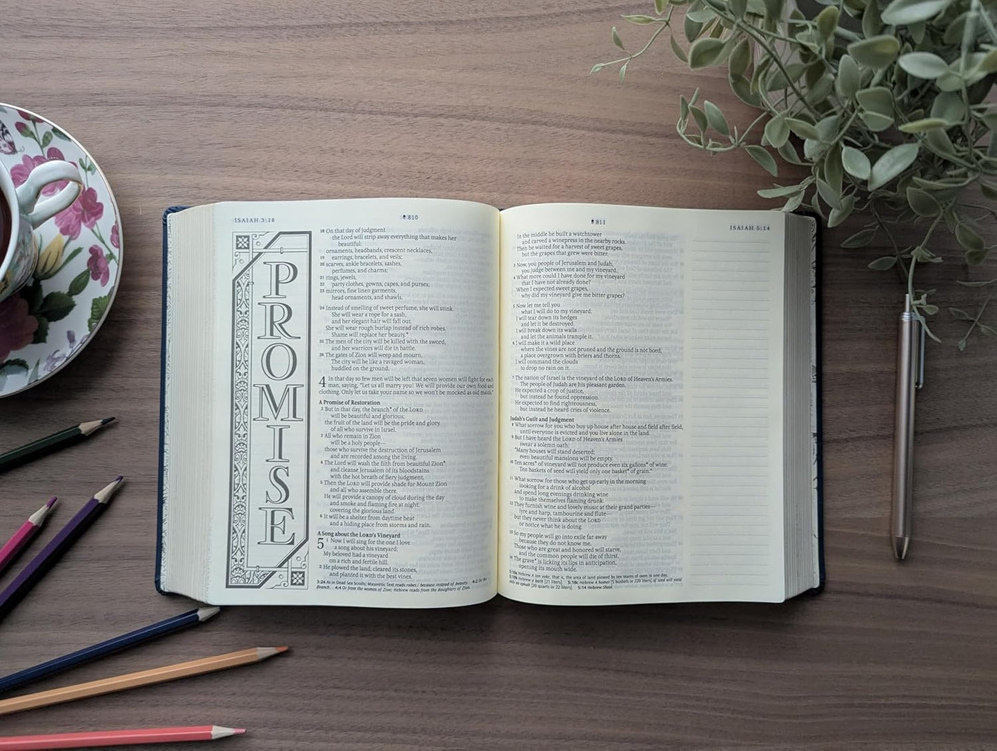NLT INSPIRE BIBLE HC NAVY
