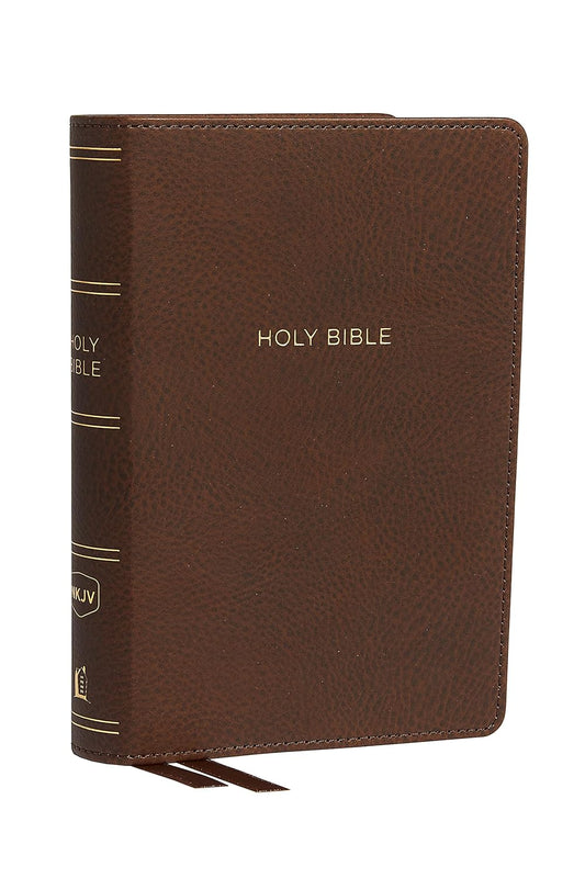 NKJV TN LARGE PRT COMPACT REF BI RLE LS MAHOGANY