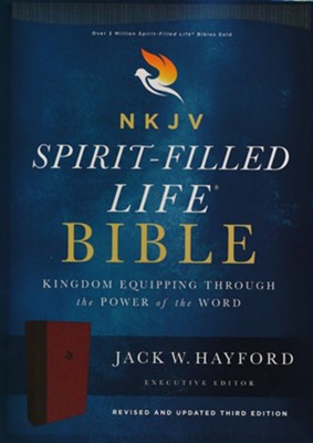 NKJV TN SPIRIT FILLED LIFE BI 3RD ED LS BURGUNDY R