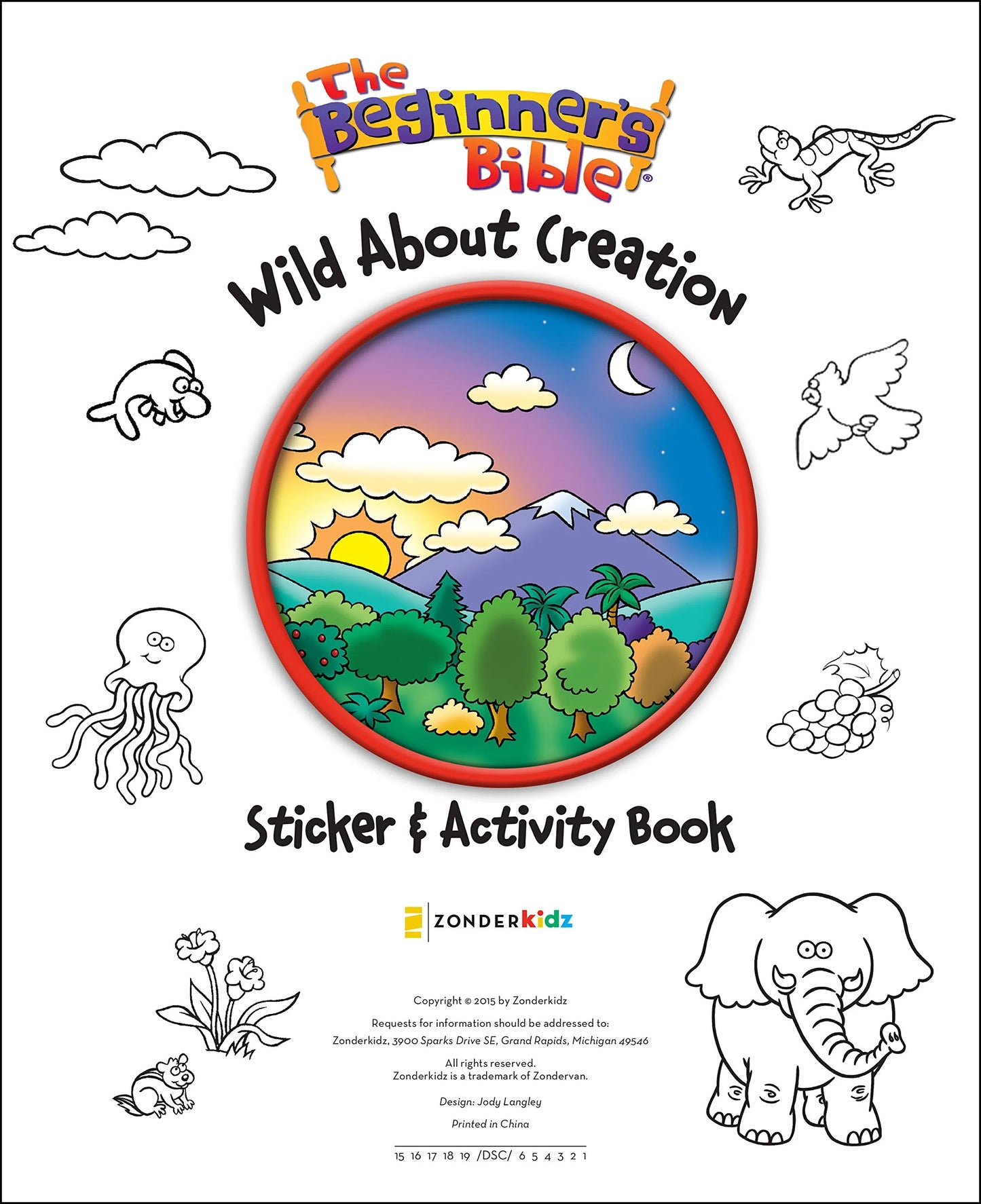 BEGINNERS BIBLE WILD CREATION STKR SC