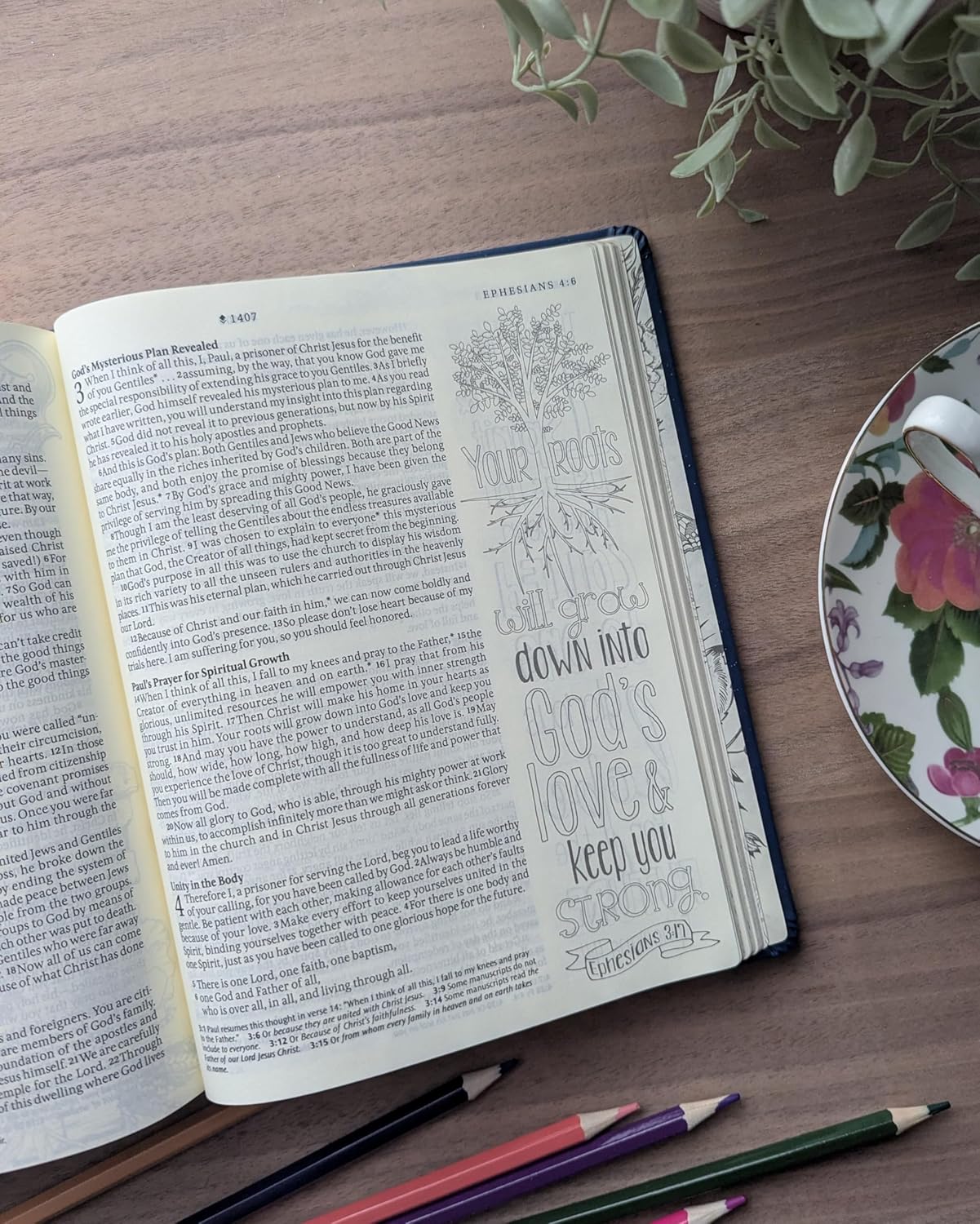 NLT INSPIRE BIBLE HC NAVY