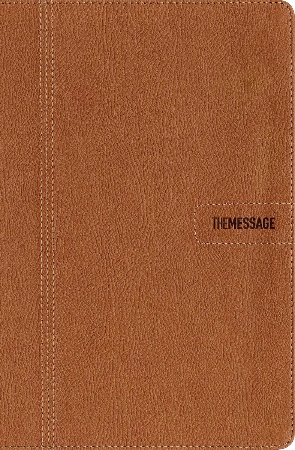 MESSAGE BIBLE SLIMLINE LL SADDLE TAN