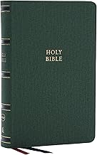 NKJV, SINGLE-COLUMN REFERENCE BIBLE, VERSE-BY-VERSE, GREEN LEATHERSOFT