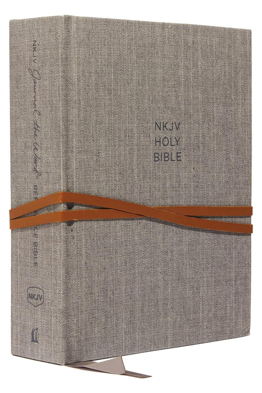 NKJV TN JOURNAL WORD REF BI GRAY CLOTH HC