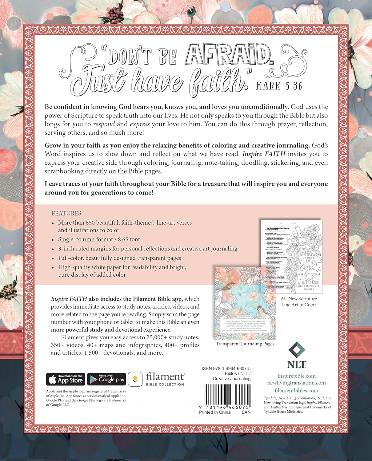 NLT INSPIRE FAITH BIBLE