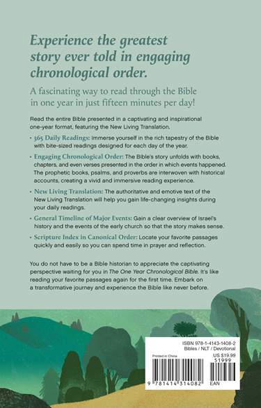 ONE YEAR CHRONOLOGICAL BIBLE NLT