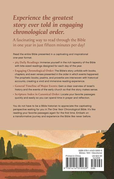 ONE YEAR CHRONOLOGICAL BIBLE NIV