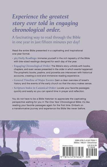 ONE YEAR CHRONOLOGICAL BIBLE NKJV