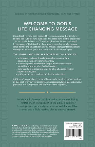NLT HOLY BIBLE, ECONOMY OUTREACH EDITION