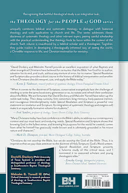 SPECIAL REVELATION AND SCRIPTURE