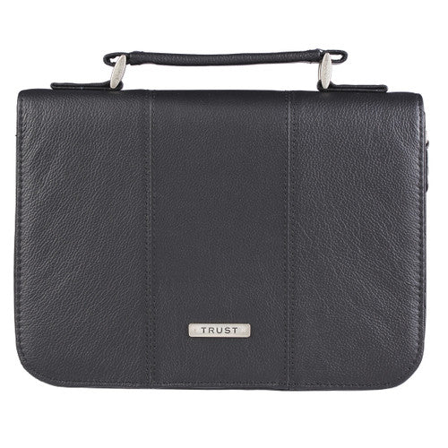 CAG BBM652 BIBLE COVER GENL MEDIUM BLACK TRUST