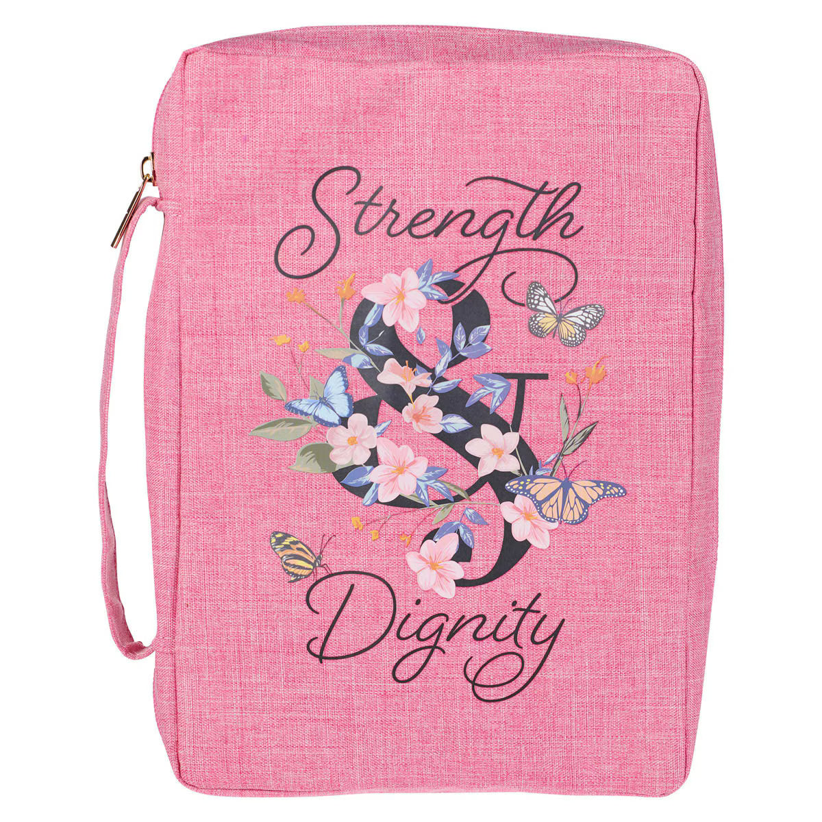CAG BBL736 BIBLE COVER VALUE PINK STRENGTH & DIGNITY