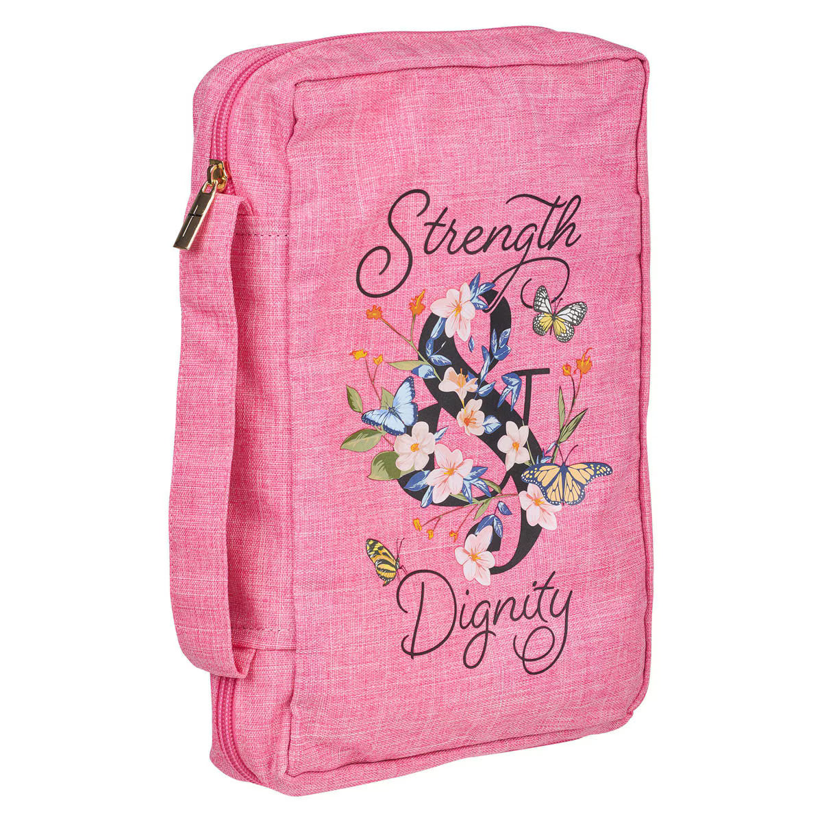 CAG BBL736 BIBLE COVER VALUE PINK STRENGTH & DIGNITY