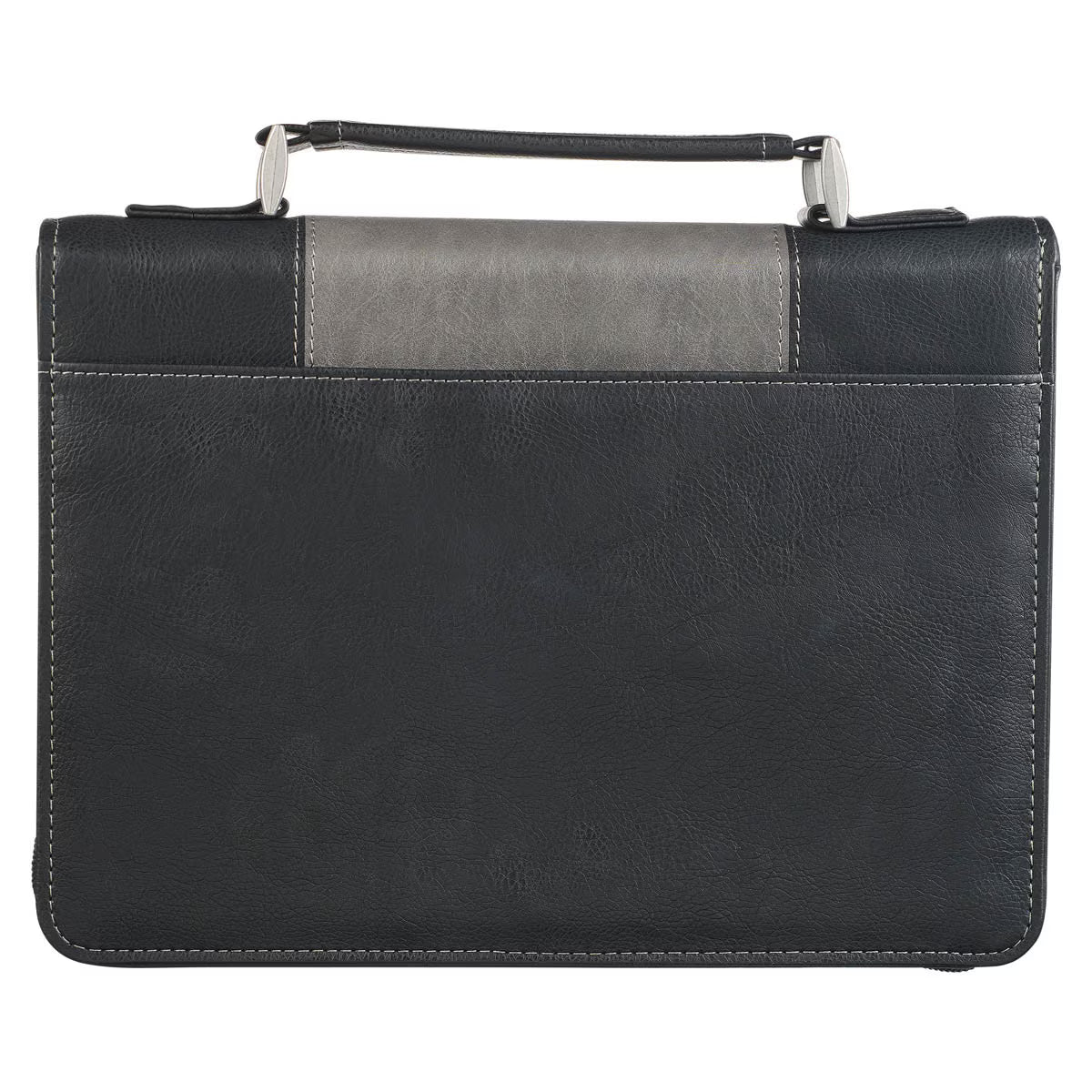 CAG BBL766 BIBLE COVER CLASSIC BLACK/GRAY WALK BY FAITH 2 COR. 5:7