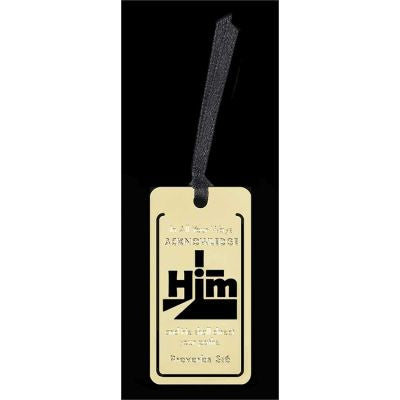 DIC BKM-7572 BOOKMARK 18K BRASS IN ALL YOUR WAYS