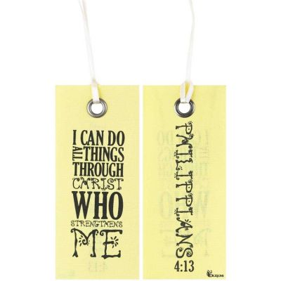 DIC BKMFR-5003 BOOKMARK FABRIC I CAN DO ALL THINGS