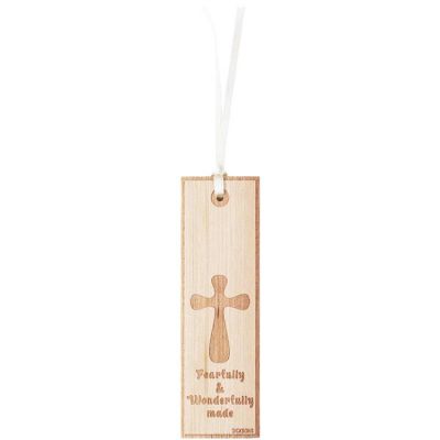 DIC BKMW-7009 BOOKMARK WOOD CROSS FEARFULLY