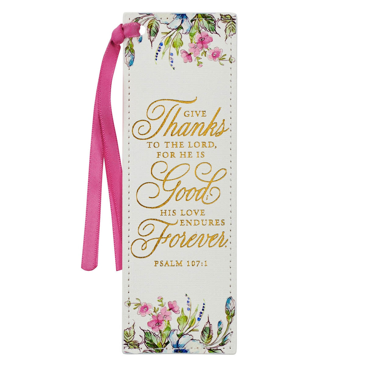 CAG BMF096 BOOKMARK FAUX LEATHER CREAM FLORAL PRI