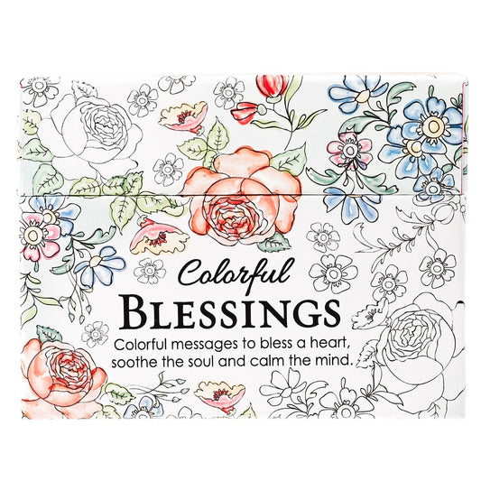 CAG CBX002 COLORING CARDS COLORFUL BLESSINGS