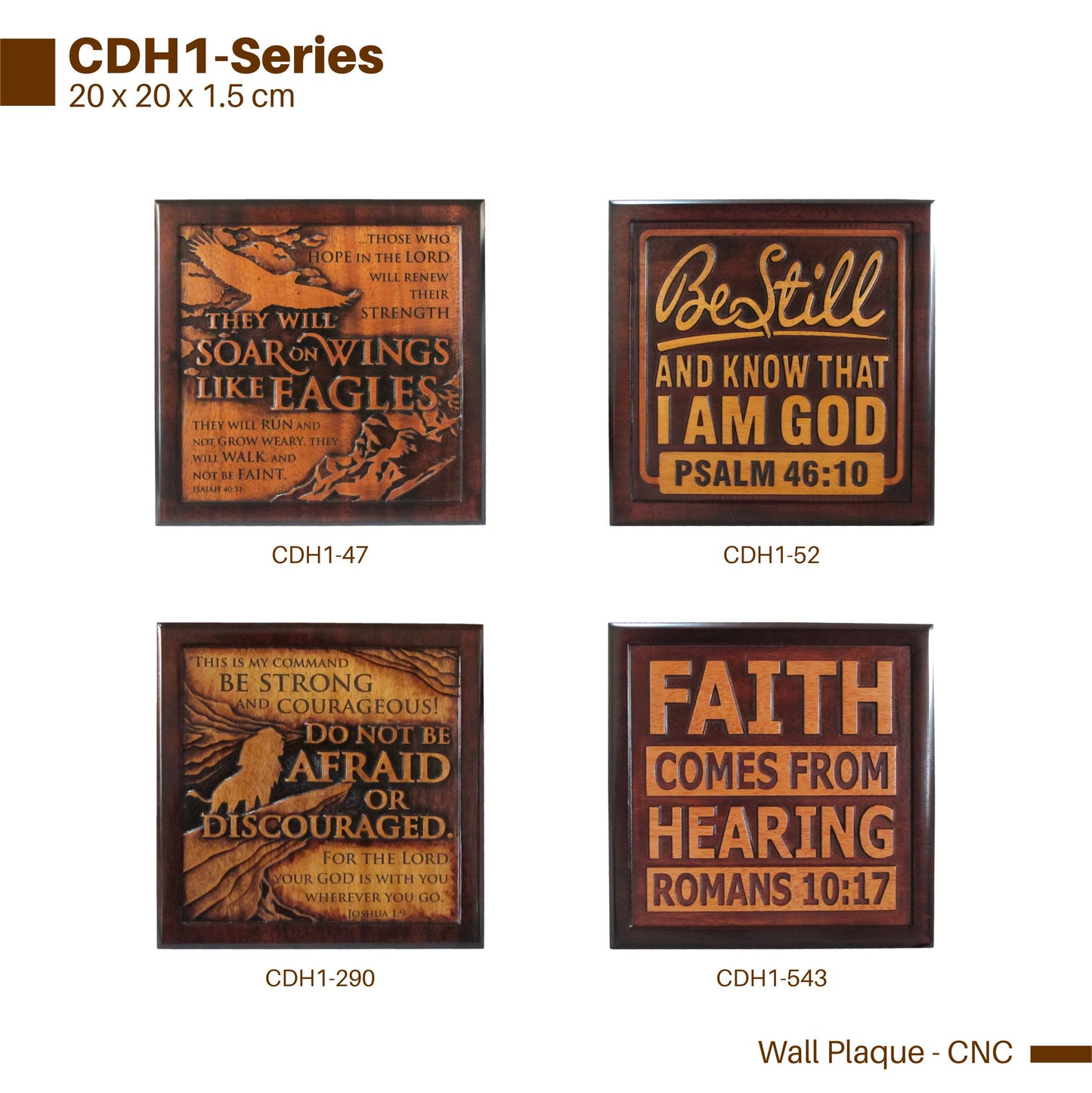 SH CDH1-350 CNC CUT PLAQ LOVE THE LORD
