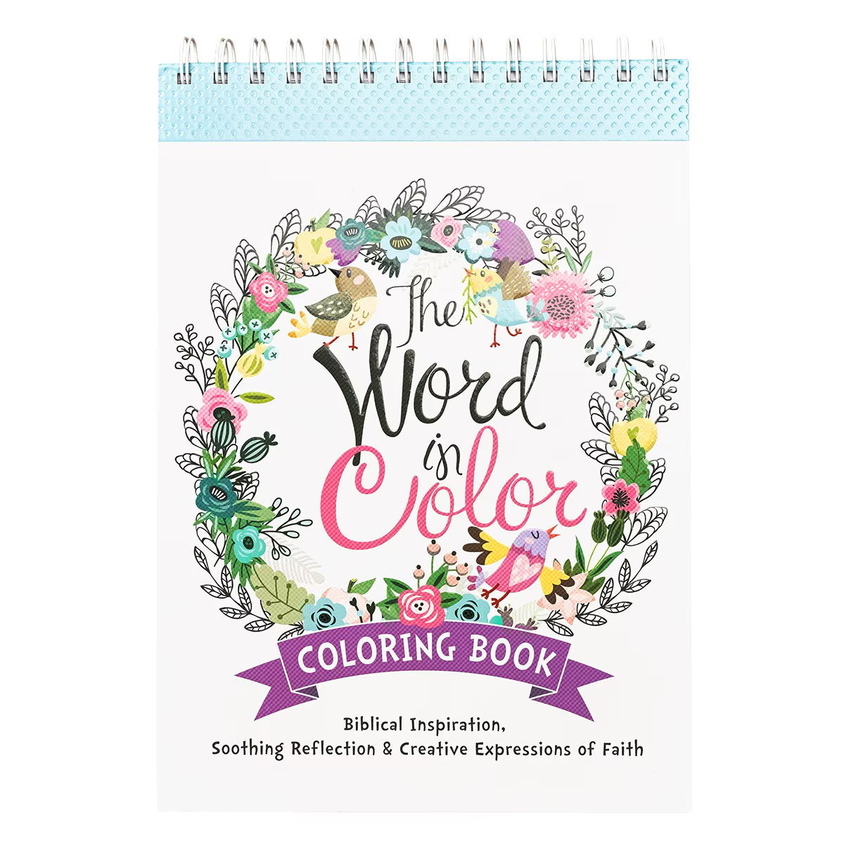 CAG CLR009 COLORING  BOOK  WIREBOUND  THE  WORD  IN COLOR