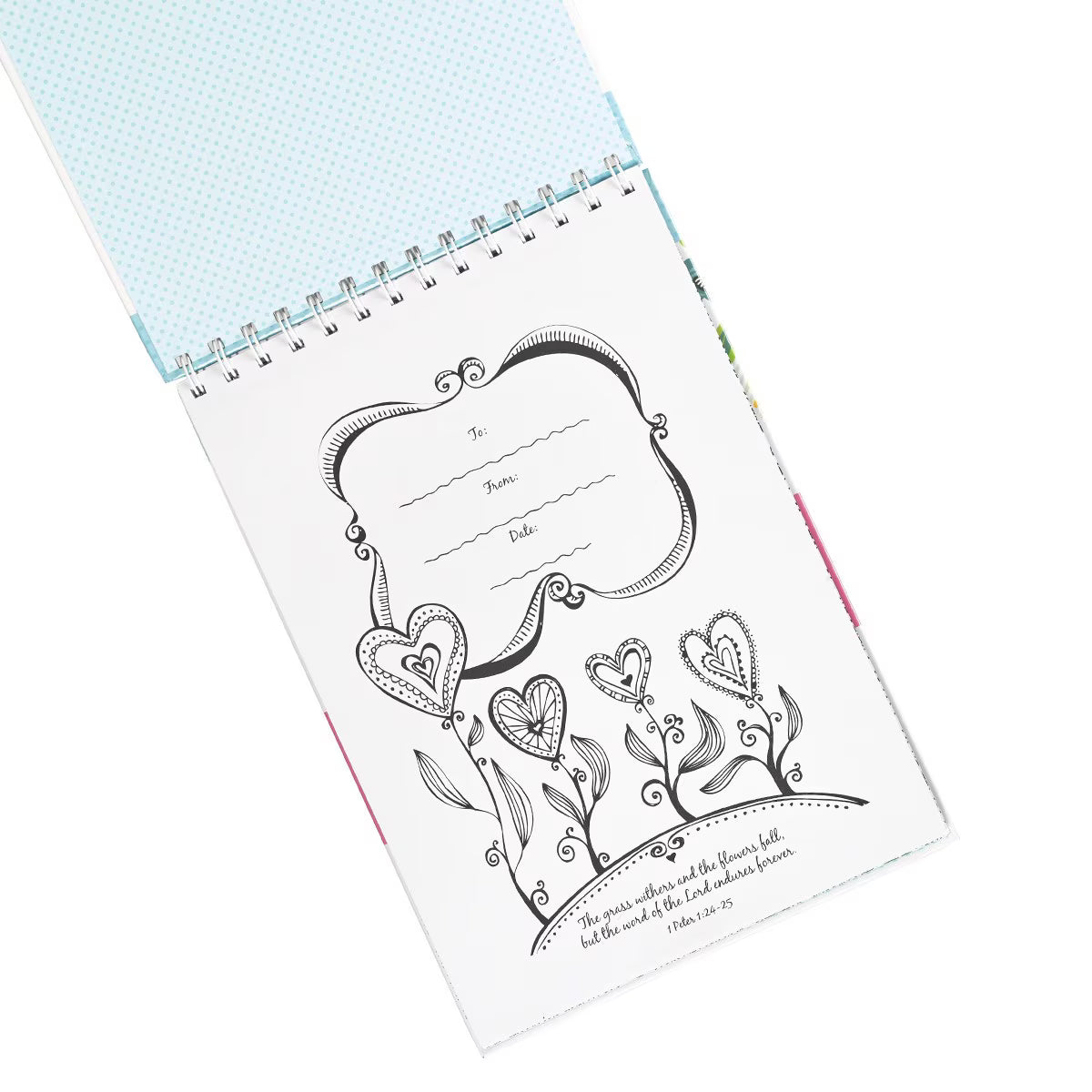 CAG CLR009 COLORING  BOOK  WIREBOUND  THE  WORD  IN COLOR