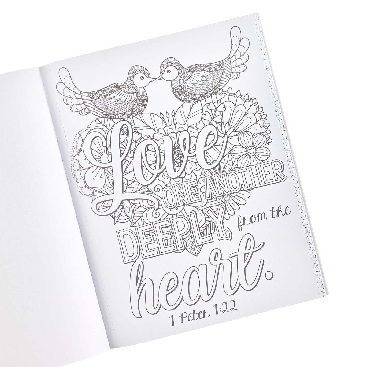 CAG CLR046 COLORING BOOK WHERE LOVE BLOOMS