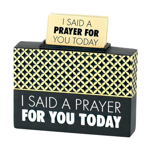 DIC CRB-84 RESIN FAITH BUILDER I SAID A PRAYER FOR YOU